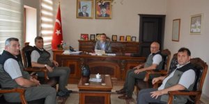 Ateş’ten Kaymakam Kemelek’e ziyaret