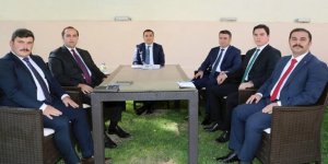 Vali Türker Öksüz, Kaymakam ve Vali Yardımcılarını kabul etti