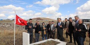 Şehit P. Er Hayrettin Balk'ın mezarına ziyaret