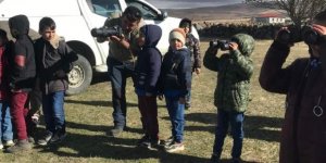 Kars'ta öğrenciler doğa gözlemi yaptı