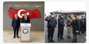Vali Türker Öksüz, İl Emniyet Müdürlüğünü ziyaret etti
