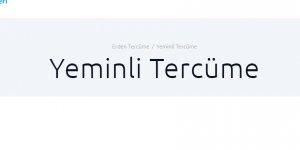 Noter Yeminli Tercüme