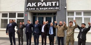 Azerbaycan heyeti, AK Parti Kars Milletvekili adaylarını ziyaret etti
