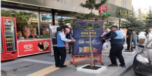 Kars'ta, kaldırım işgali denetimleri devam ediyor
