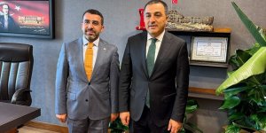 Vali Türker Öksüz, Ak Parti Kars Milletvekili Adem Çalkın’ı TBMM'de ziyaret etti