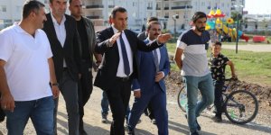 Vali Öksüz, belediye çalışmalarını inceledi