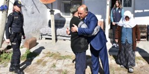 Kars İl Emniyet Müdürü Mehmet Ömür Saka Akyaka'da Şehit Ailesi'ni Ziyaret Etti