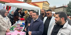 Milletvekili Adem Çalkın'dan Filistin’e destek hayır çarşısına ziyaret