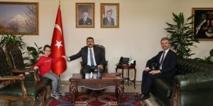 TKDK Kars İl Koordinatörü Bekir Güre, Iğdır Valisi Ercan Turan’ı ziyaret etti