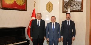 Aras Elektrik Dağıtım A.Ş. Genel Müdürü Fikret Akbaş'tan Vali Polat'a Ziyaret