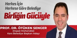 Cumhur İttifakı Belediye Başkan Adayı İnşaat Mühendisi Prof. Dr. Ötüken Senger Kars'a Geliyor...