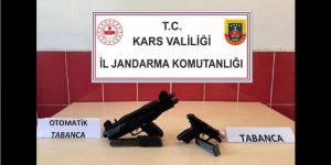 Otomatik tabancaya dönüştürülmüş silah ve mühimmat ele geçirildi