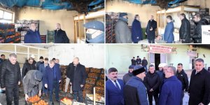 Kars Sebze ve Meyve Toptancı Hali'nde Yangın