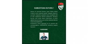 Kars 36 Spor Kulübü'nden Açıklama