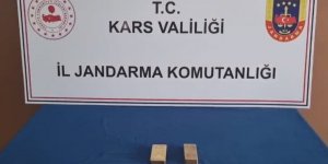 Kars İl Jandarma Komutanlığı kaçak külçe altın ele geçirdi