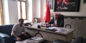 Demokrat Parti Kars İl Başkanı Hüseyin Polat, Kars Ziraat Odası'nı ziyaret etti