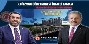 Milletvekili Çalkın ; Kağızman Öğretmenevi İhalesi Tamam