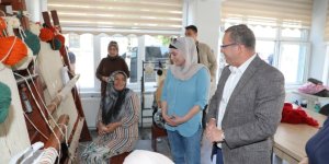 Vali Polat,Aile Destek Merkezi'ni Ziyaret Etti