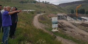 Bölge Müdürü Kotan, Kars Atıksu Toplama ve Arıtma Tesisi inşaatında incelemelerde bulundu