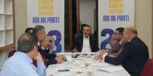 Milletvekili Adem Çalkın, Teşkilat Başkanı Erkan Kandemir ile değerlendirme toplantısı gerçekleştirdi