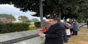 Milletvekili Çalkın, Azerbaycan Şehitliği'ni ziyaret edip dualar okudu