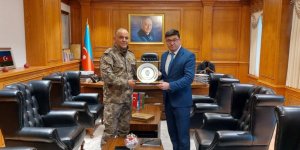 Emniyet Müdürü Saka'dan Başkonsolos Zamin Aliyev'e ziyaret