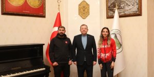 Vali Polat şampiyonu ağırladı