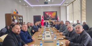 Kars Emniyet Müdürü Saka, mahalle muhtarlarıyla bir araya geldi