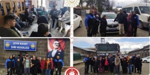 Kars Engelli Bakım Merkezi'nden polis şubelerine ziyaret...