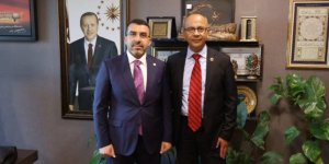 Kars 3. Noteri Timuçin Timur'dan Milletvekili Adem Çalkın'a Ziyaret