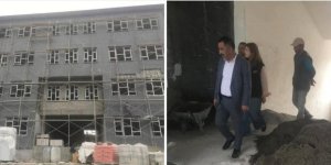 Kars'ın Selim İlçesi Yanlızçam Köyü Okul İnşaatı Devam Ediyor