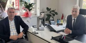 Başkan Özyılmaz, Halkbank Kars Şubesi ile görüştü