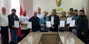 Kars'ta mesleki yeterlilik belgeleri verildi