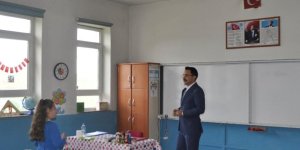 Kaymakam İsmail Demirtaş’tan Sulakbahçe Köyü İlkokuluna Ziyaret