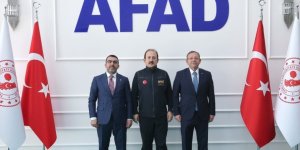 Vali Polat ve Milletvekili Çalkın, AFAD Başkanı Pehlivan'ı Ziyaret Etti