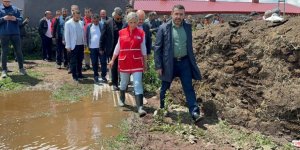 Kars Milletvekili Adem Çalkın, Heyetle Birlikte Sel Bölgesinde...