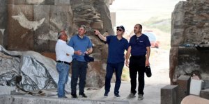 Kars Valisi Ziya Polat, Ani Örenyeri'ndeki Çalışmaları İnceledi