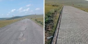 Kars Özel İdaresi’nden Küçük Boğatepe Köyüne Altyapı Hizmeti