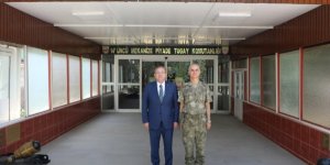 Vali Ziya Polat'tan Tuğgeneral Şahin Yenilmez’e Veda Ziyareti