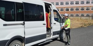 Kars’ta okul servisleri denetlendi