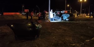 Kars'ta trafik kazası 1 kişi hayatını kaybetti