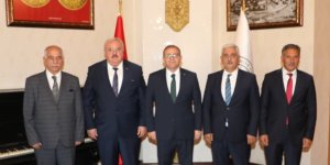 Kars Valisi Ziya Polat, Türkiye Tarımsal Süt Üreticileri Merkez Birliğini kabul etti