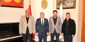 Kars Valisi Ziya Polat, iş insanlarını kabul etti