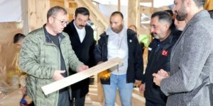 Arpaçay Kütük Ev projesinde sona doğru