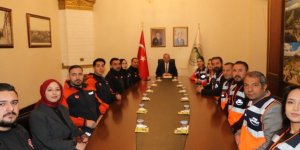 AFAD'tan Vali Polat'a ziyaret