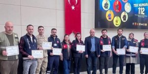 Vali Ziya Polat’tan 112 Personellerine Başarı Belgesi