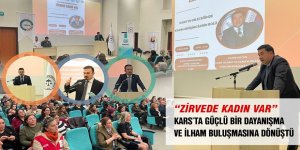 Kars'ta "Zirvede Kadın Var" paneli yoğun katılımla gerçekleştirildi