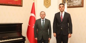 Vali Ziya Polat, Vali Yardımcısı Mehmet Ali Atak'ı Kabul Etti