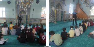 Kars Emniyetinden Yaz Kur'an Kursu Öğrencilerine Güvenlik Eğitimi