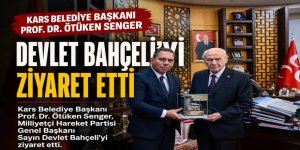 Başkan Senger'den Bahçeli'ye Kars Projeleriyle İlgili Bilgilendirme Ziyareti